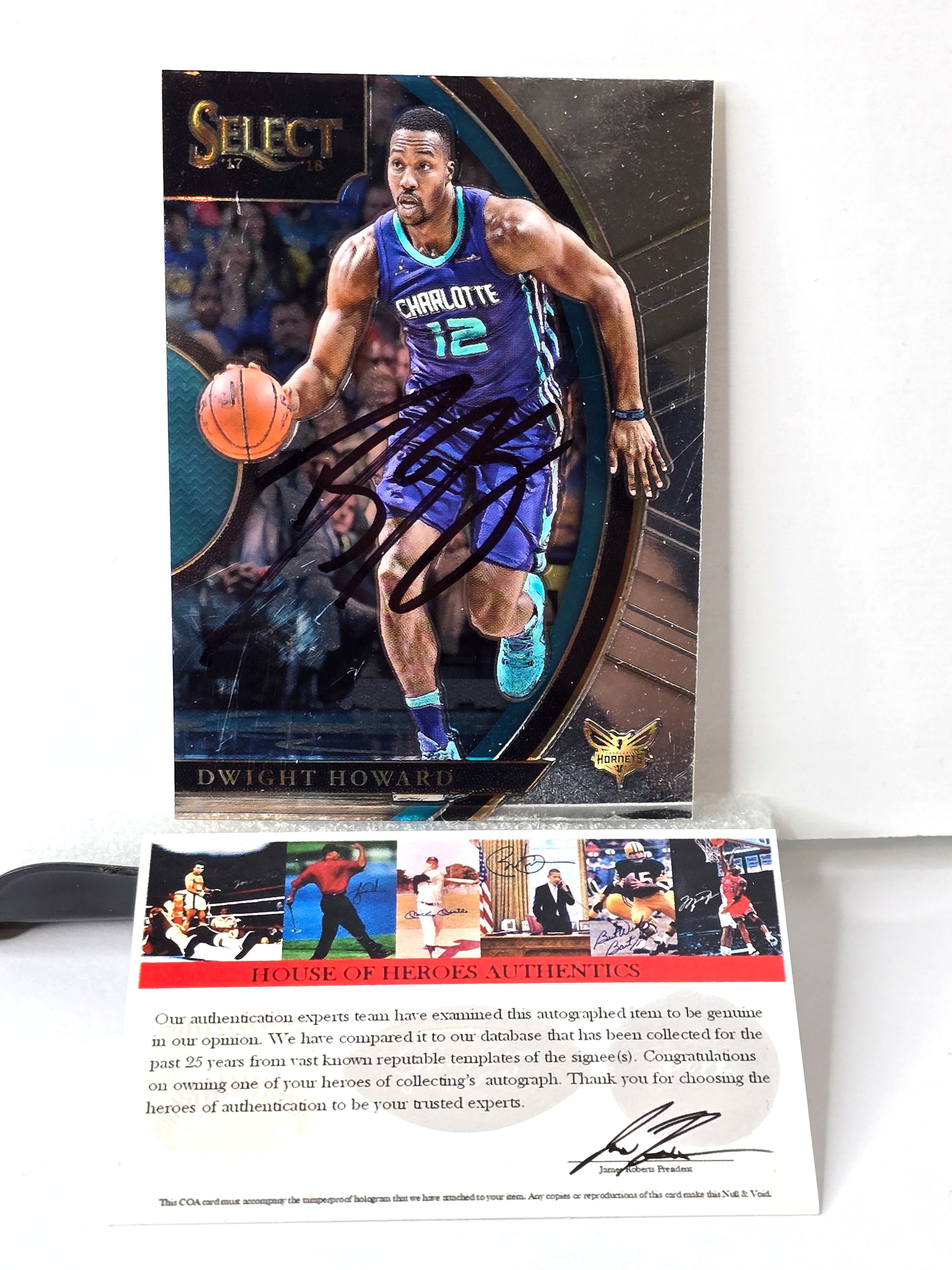 Dwight Howard Autograph NBA Basketball Card 2018 Panini No. 31 - Certified