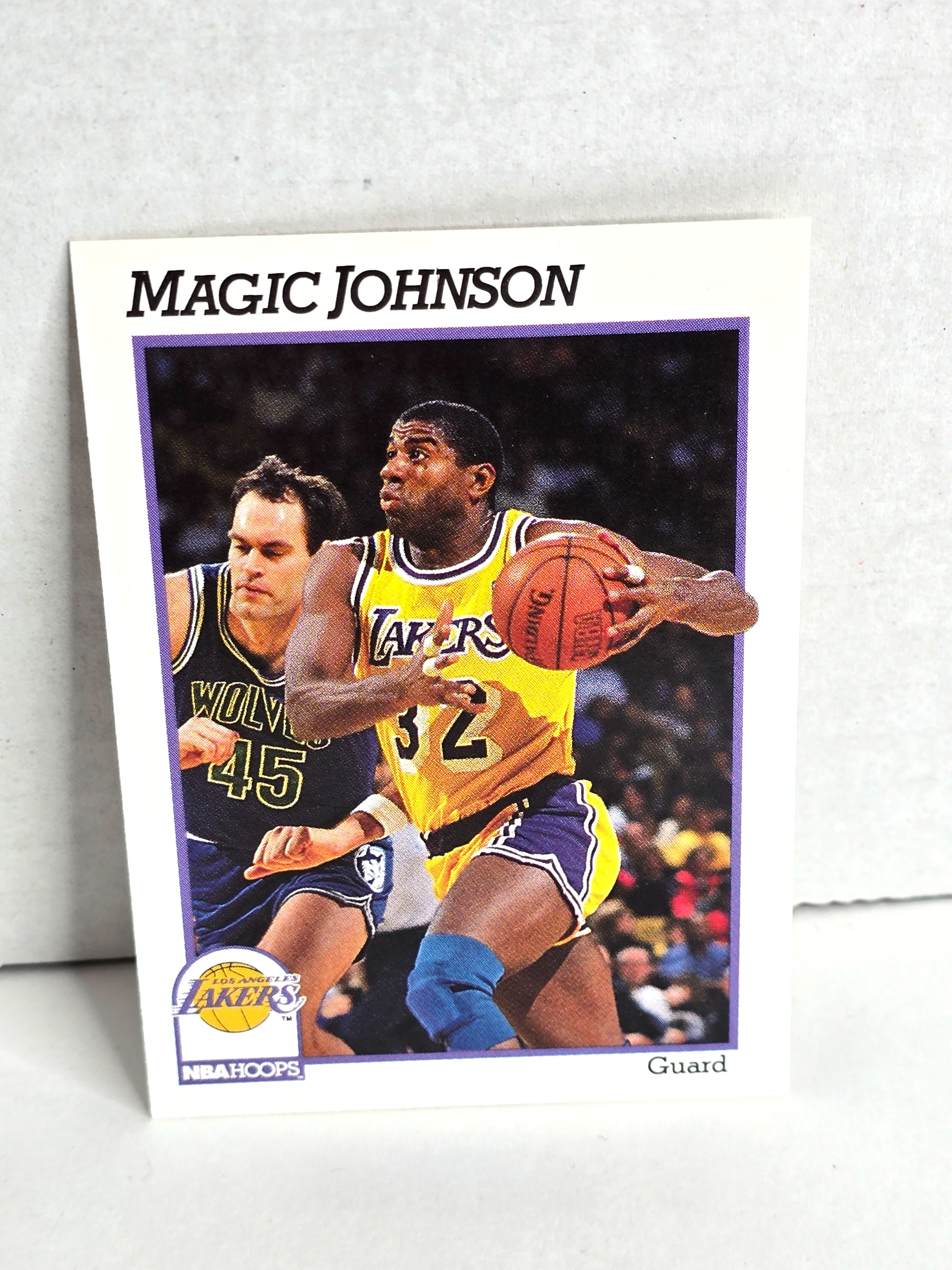 Earvin Johnson, Jr Basketball Card 1991 NBA Hoops No. 101