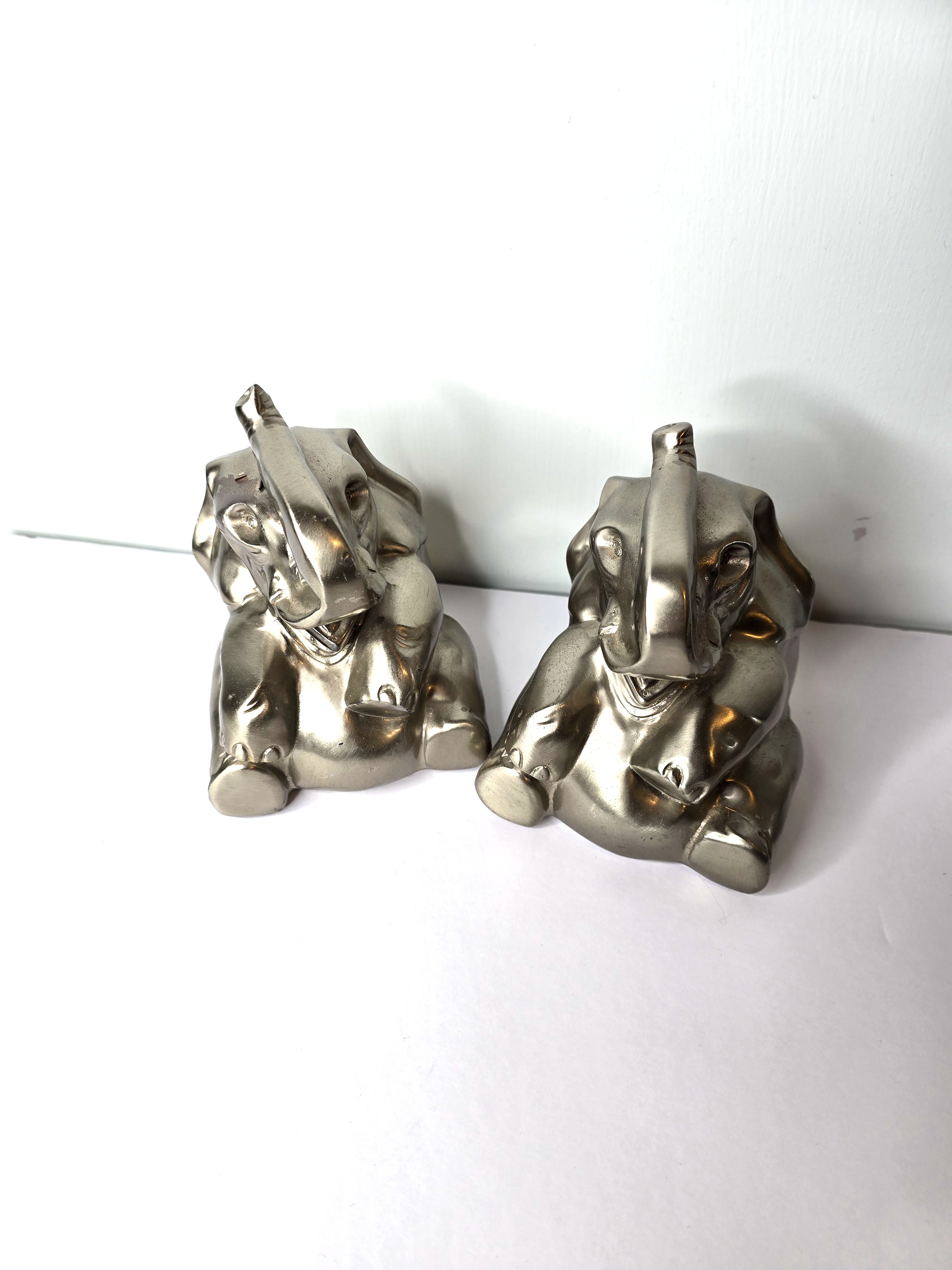 Elephant Trunks Up Bookends PM Craftsman Pennsylvania