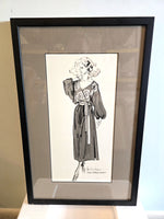 Fashion Figure 1978 Art Ink Wash