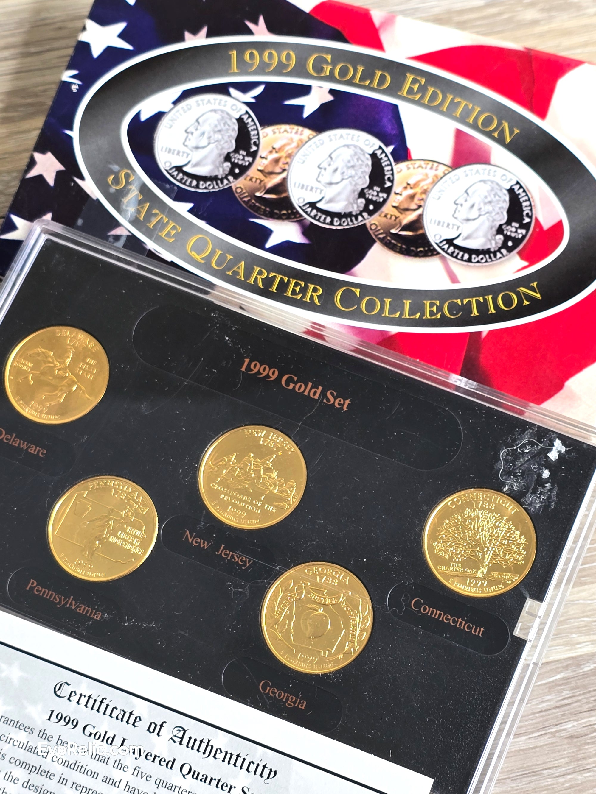 Gold Coins 1999 State Quarters Collection