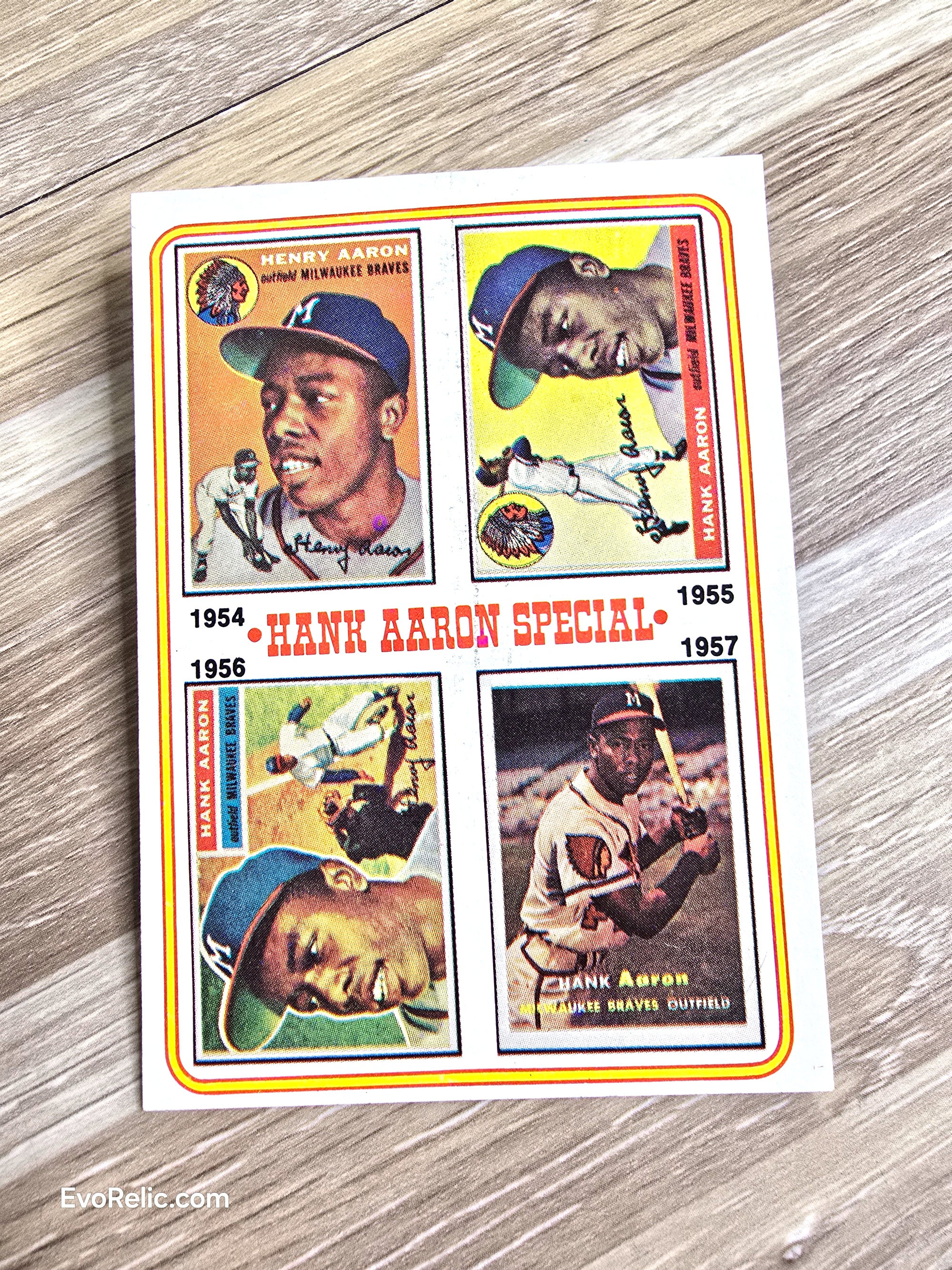 1974 Topps #2 Hank Aaron Special - Milwaukee Braves Legend - Major League Records