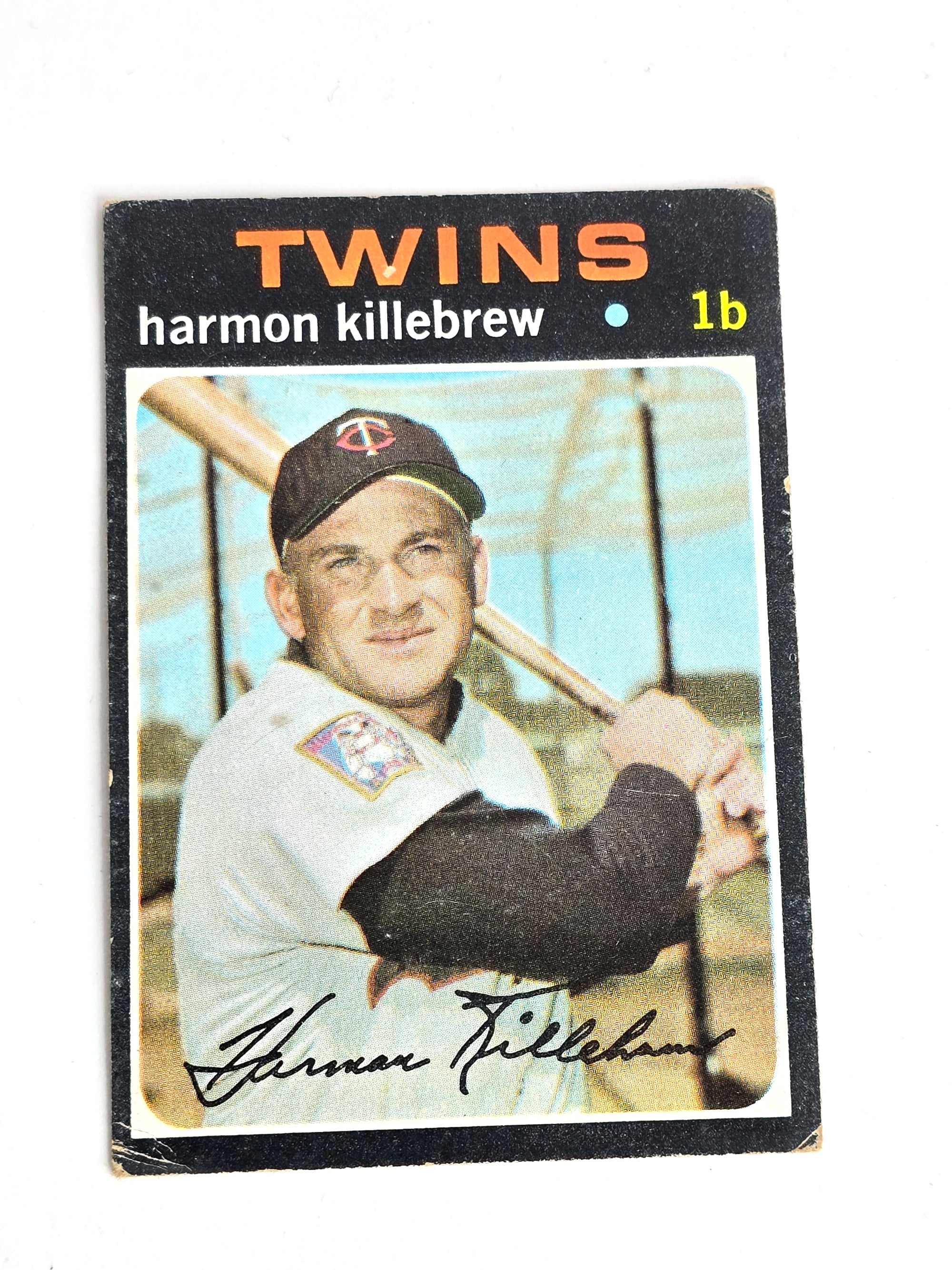 Harmon Killebrew Twins Baseball Card 1971 Topps No. 550