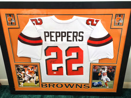 Jabrill Peppers Signed NFL Football Jersey Cleveland Browns - JSA Authentication