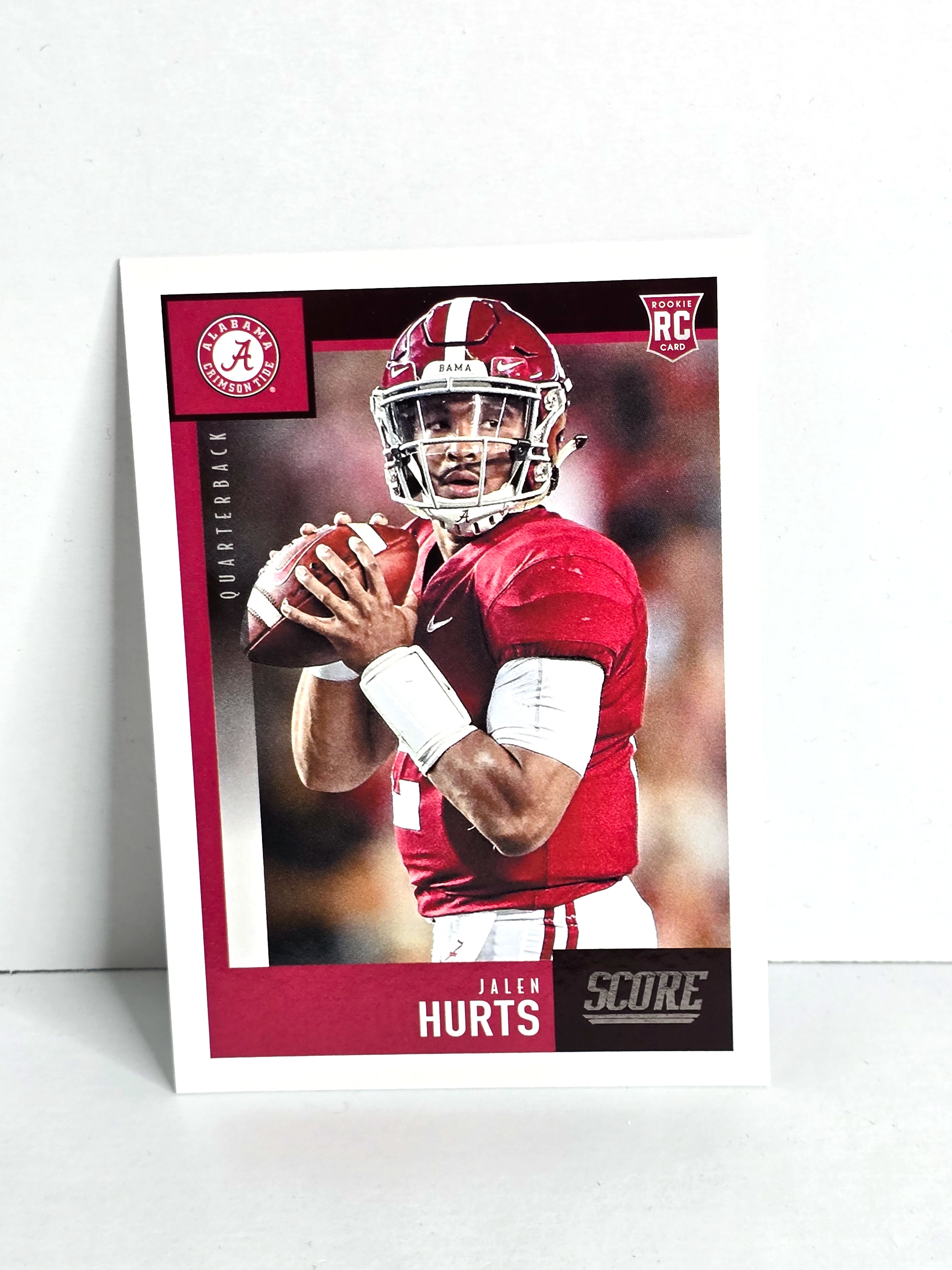 Jalen Hurts Rookie NFL Football Card 2020 Panini Score No. 394