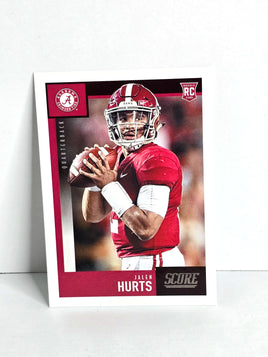 Jalen Hurts Rookie NFL Football Card 2020 Panini Score No. 394