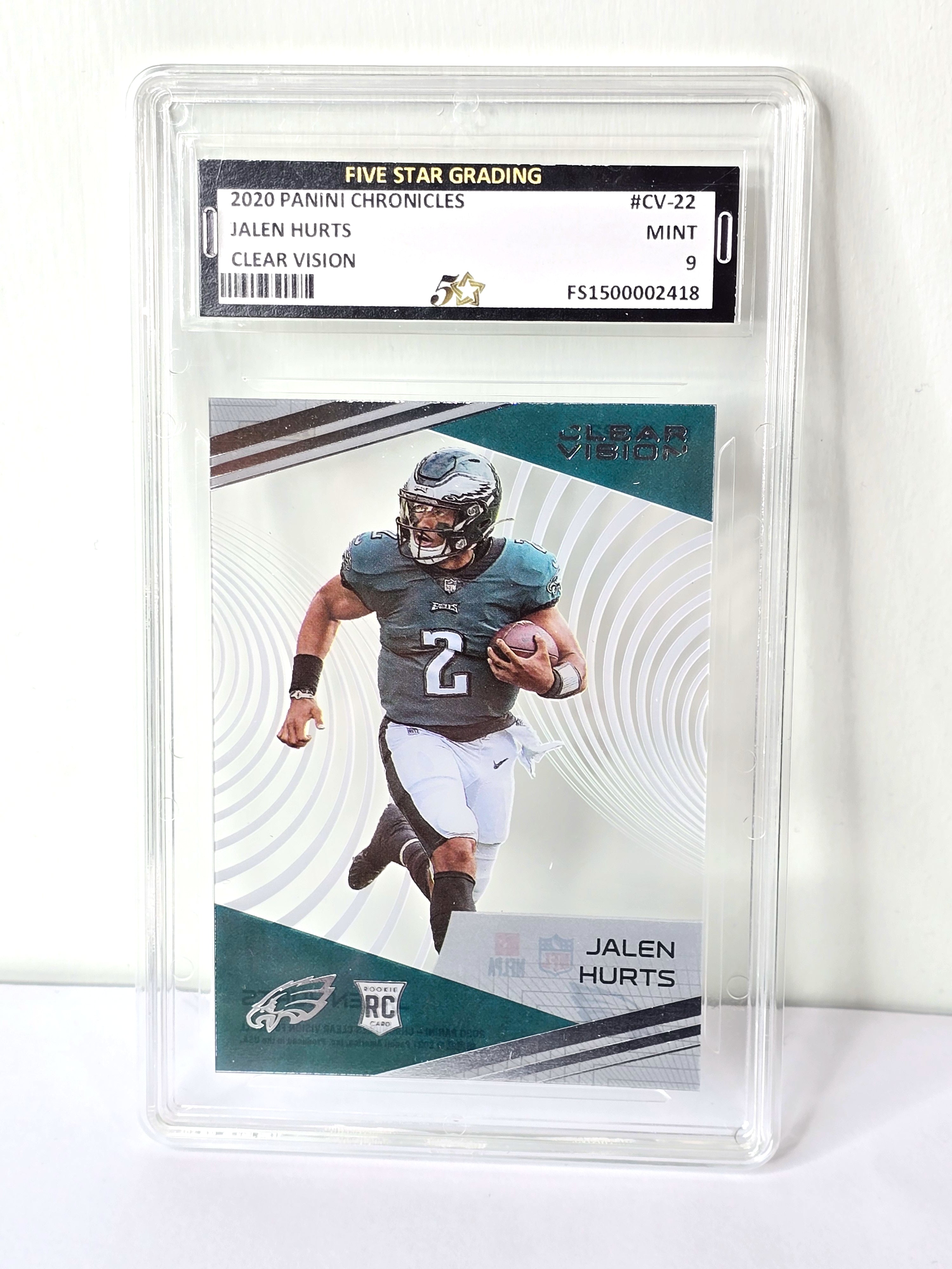 Jalen Hurts Eagles Football Rookie Card 2020 Panini Mint Condition