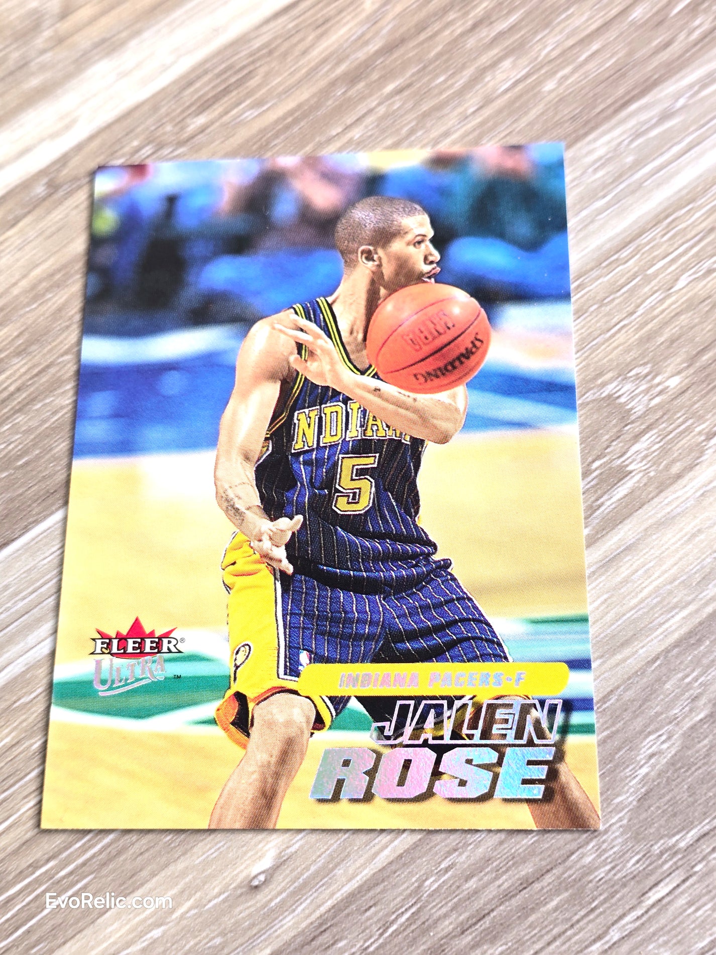 Jalen Rose NBA Basketball Card 2000 Fleer No 98