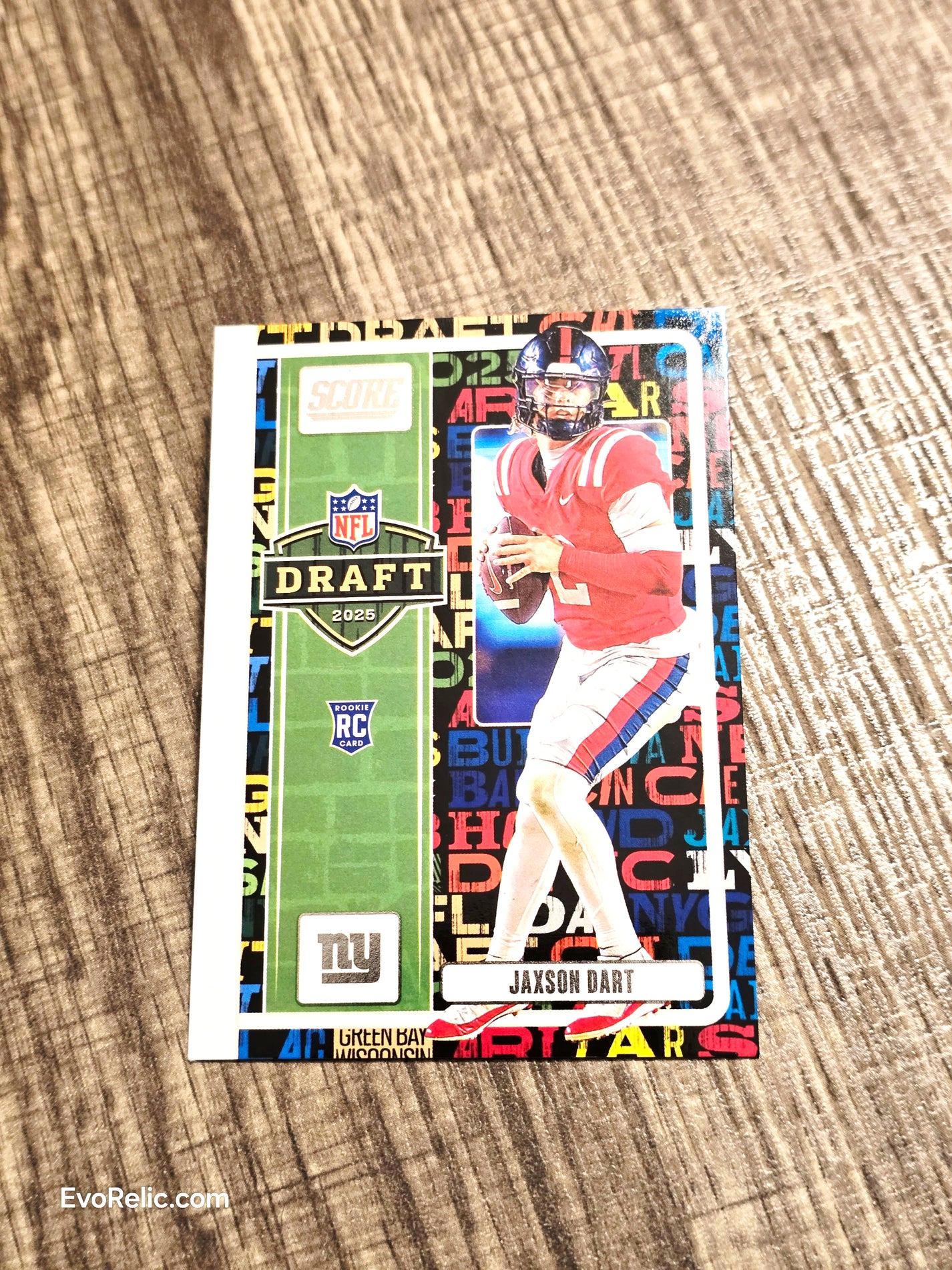 Jaxson Dart Rookie NFL Football Card 2025 Panini Score No 18