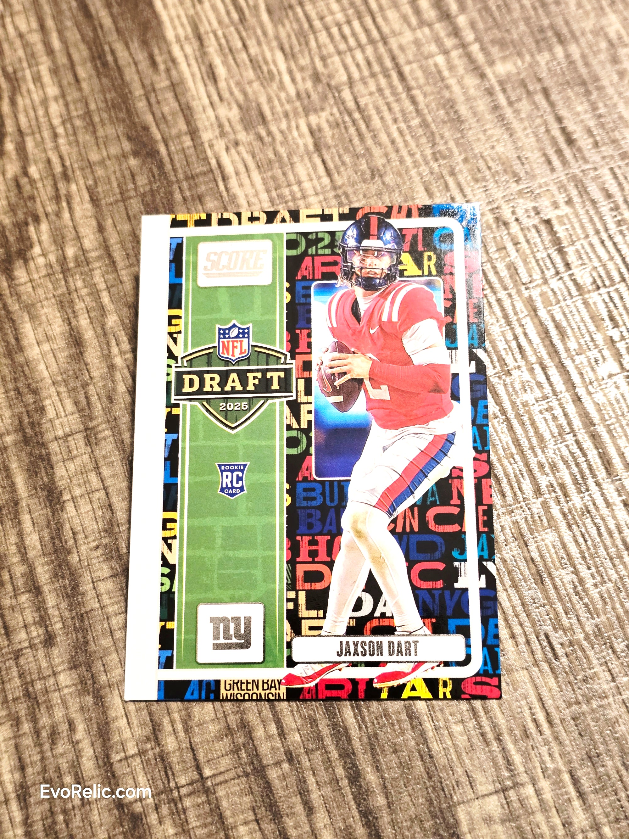 Jaxson Dart Rookie NFL Football Card 2025 Panini Score No 18