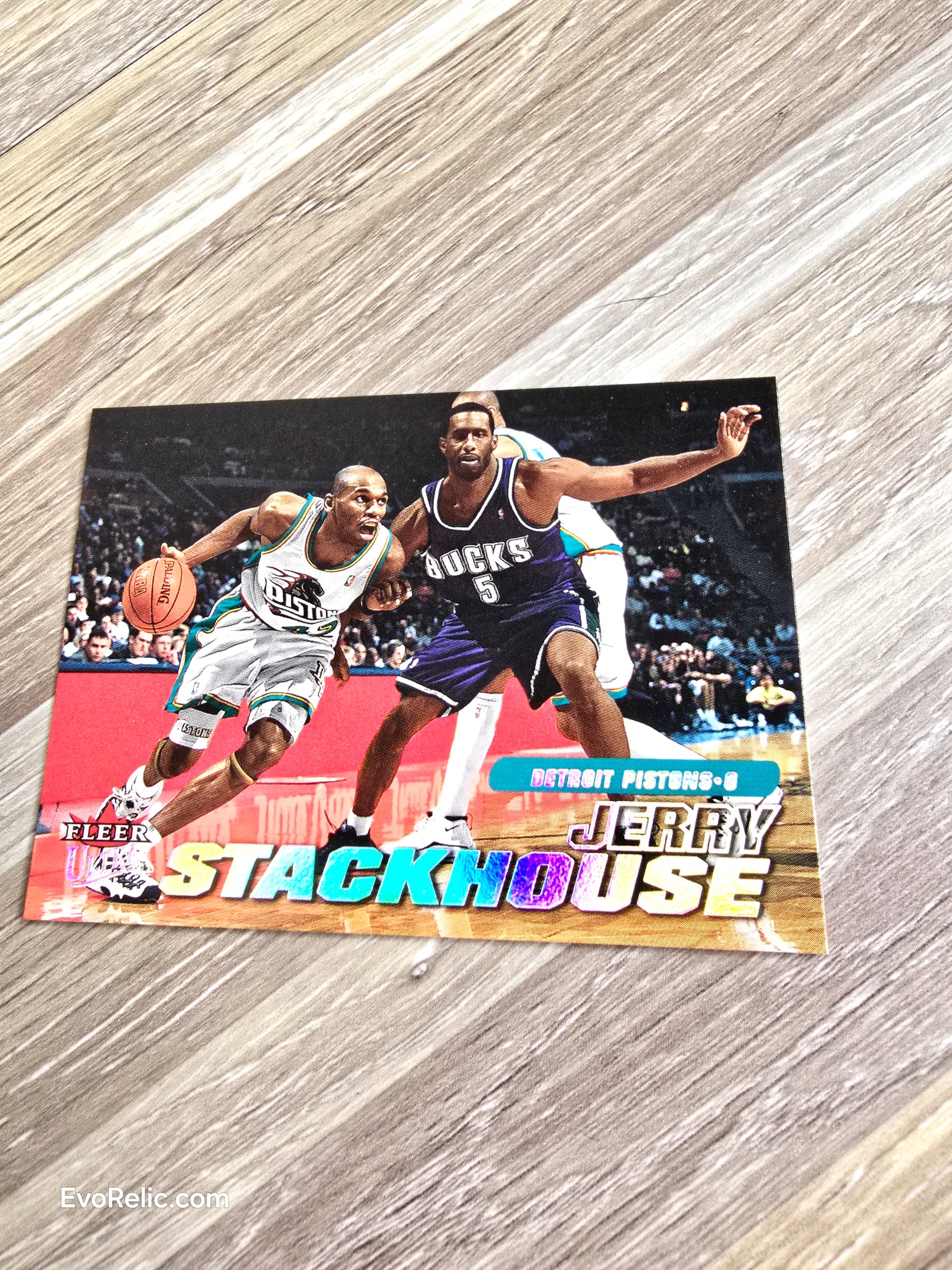 Jerry Stackhouse NBA Basketball Card 2000 Fleer No 168
