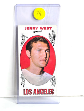 Jerry West Basketball Card Los Angeles Lakers 1969 Topps No. 90