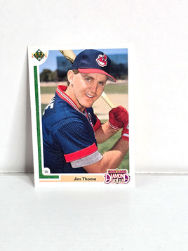 Jim Thome Baseball Card Cleveland Indians 1991 Upper Deck No. 17F