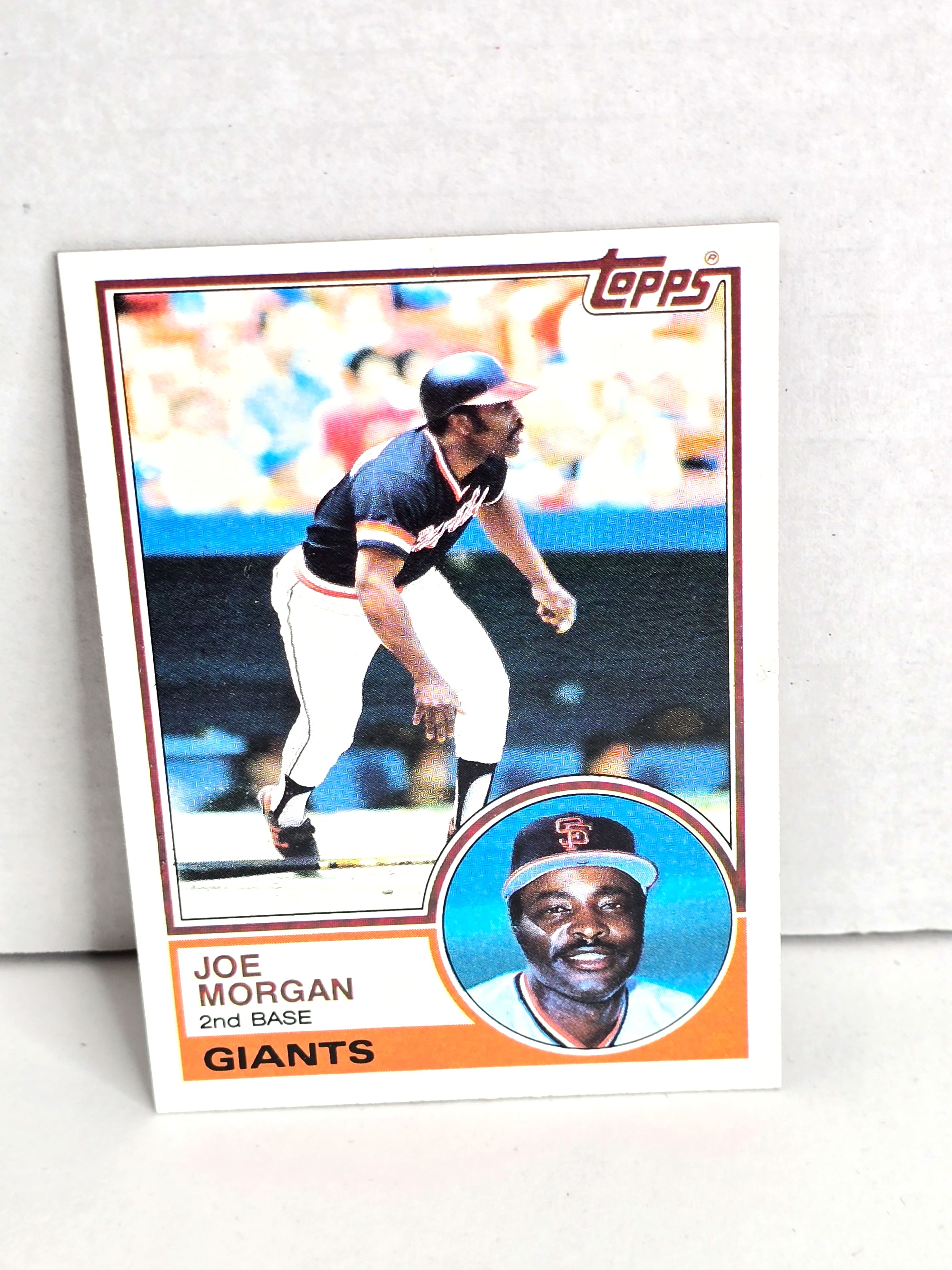 Joe Morgan Giants Baseball Card 1983 Topps No. 603