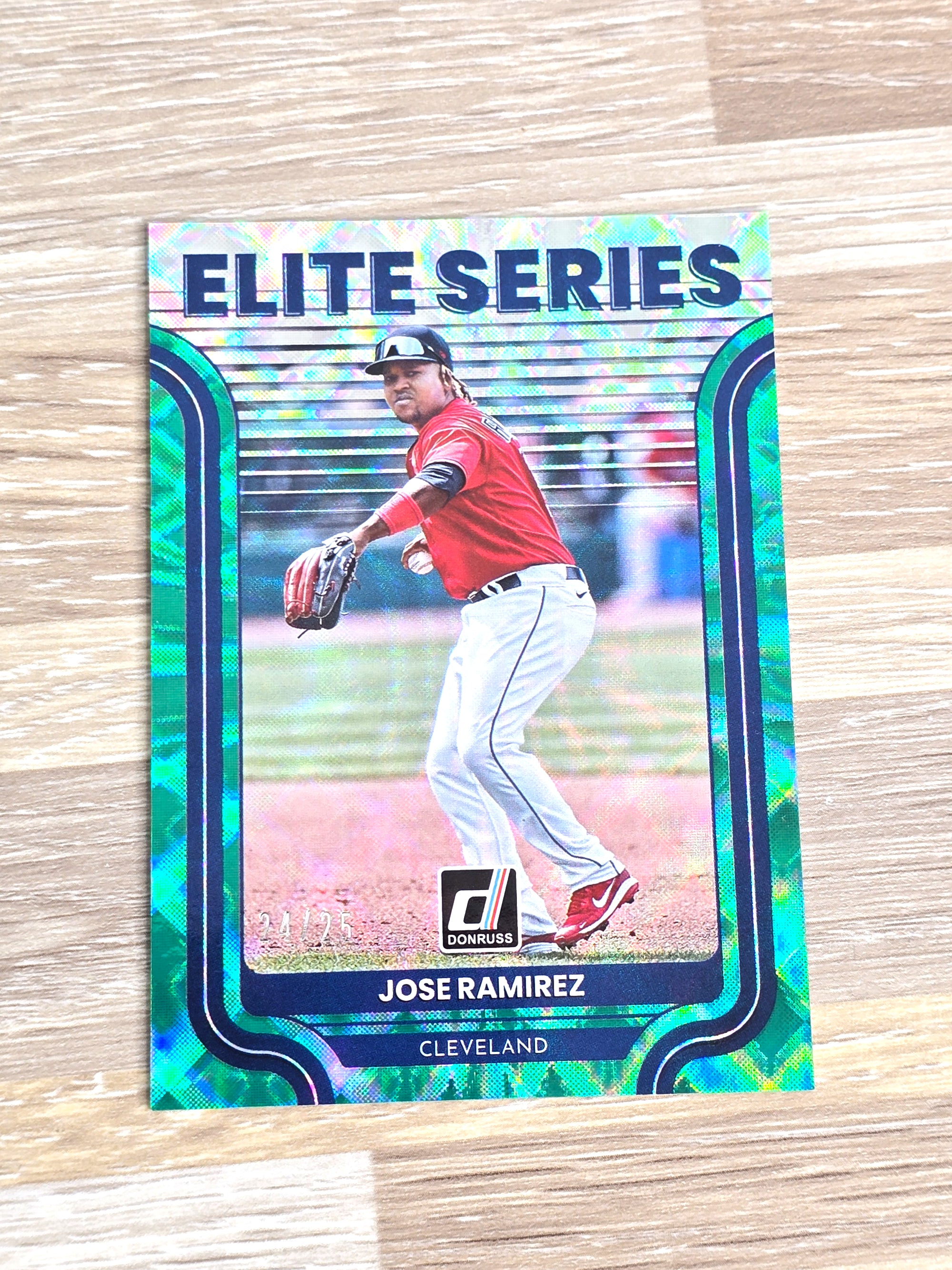 Jose Ramirez Baseball Card 2022 Panini No. ES-6