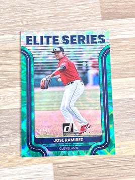 Jose Ramirez Baseball Card 2022 Panini No. ES-6