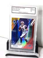 Josh Allen Football Card Grade Mint 2021 Panini Phoenix Fireburst No. 11