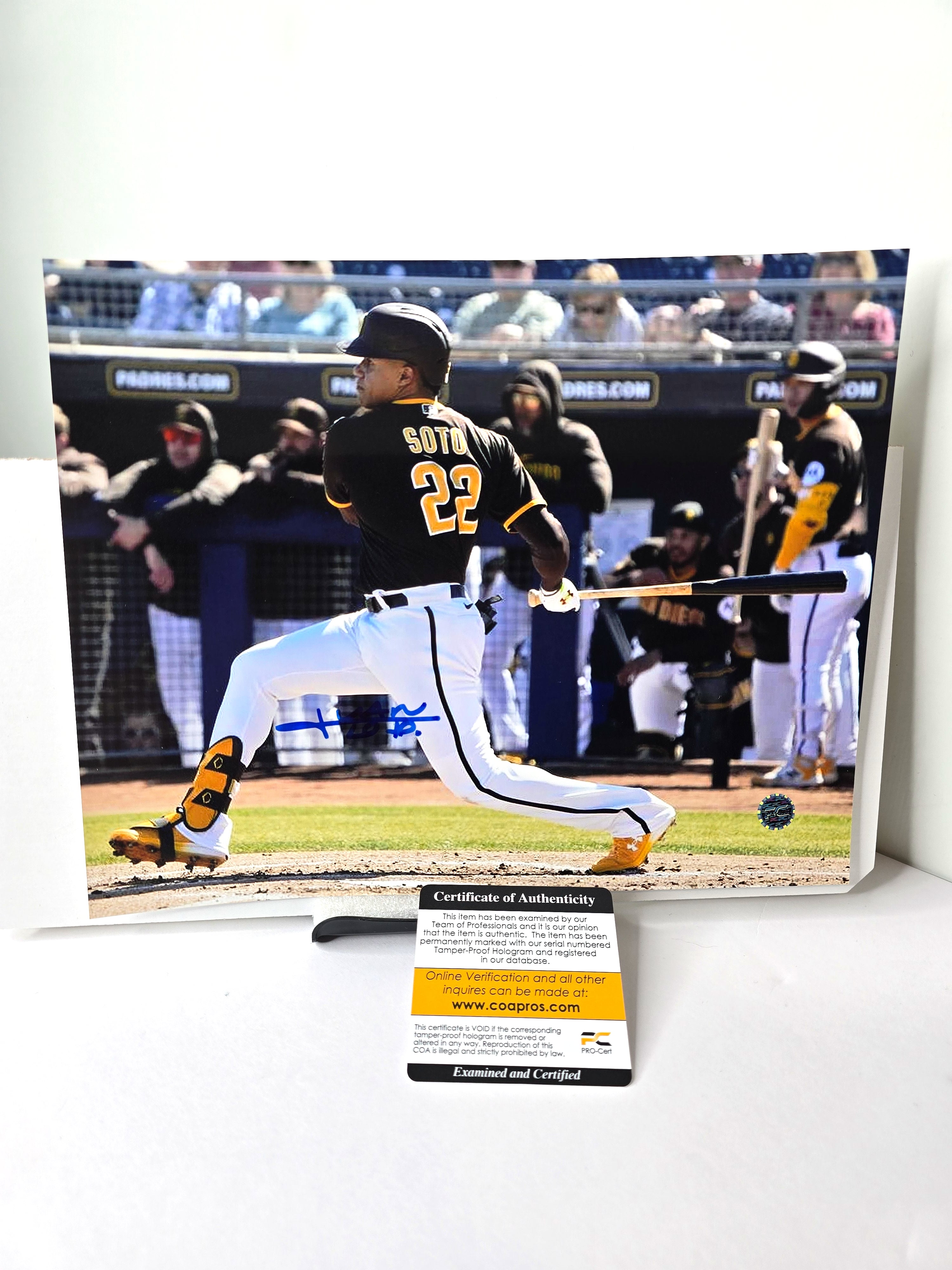 Juan Soto Signed Autograph Baseball Photo