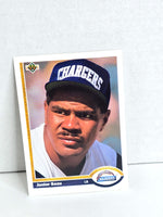 Junior Seau Chargers Football Card 1991 Upper Deck No. 343