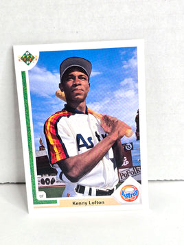 Kenny Lofton Astros Baseball Card 1991 Upper Deck No. 24F