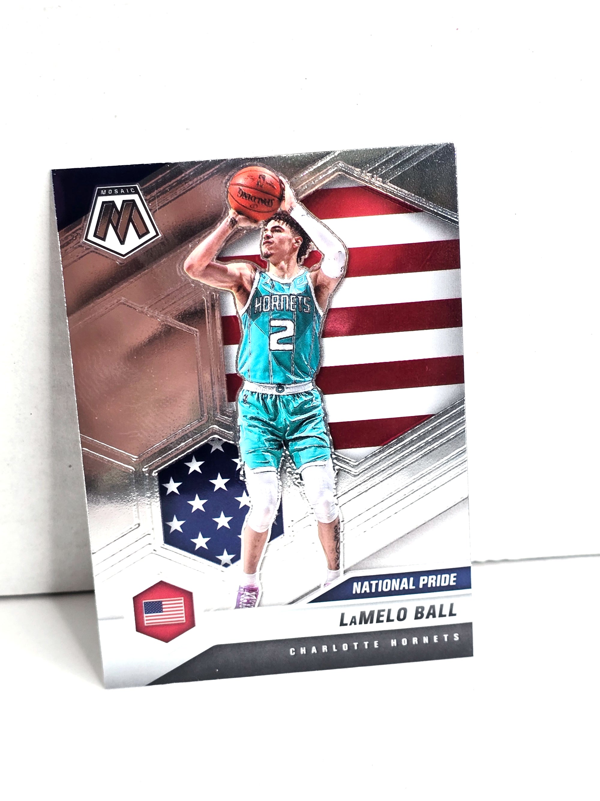 LaMelo Ball Hornets Basketball Card 2020-21 Panini Mosaic No. 257
