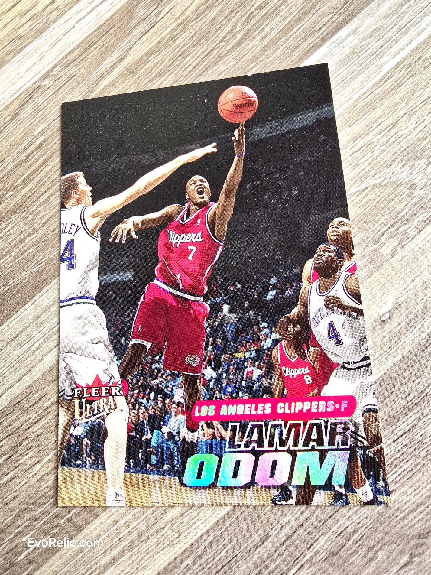 Lamar Odom NBA Basketball Card 2000 Fleer No 8