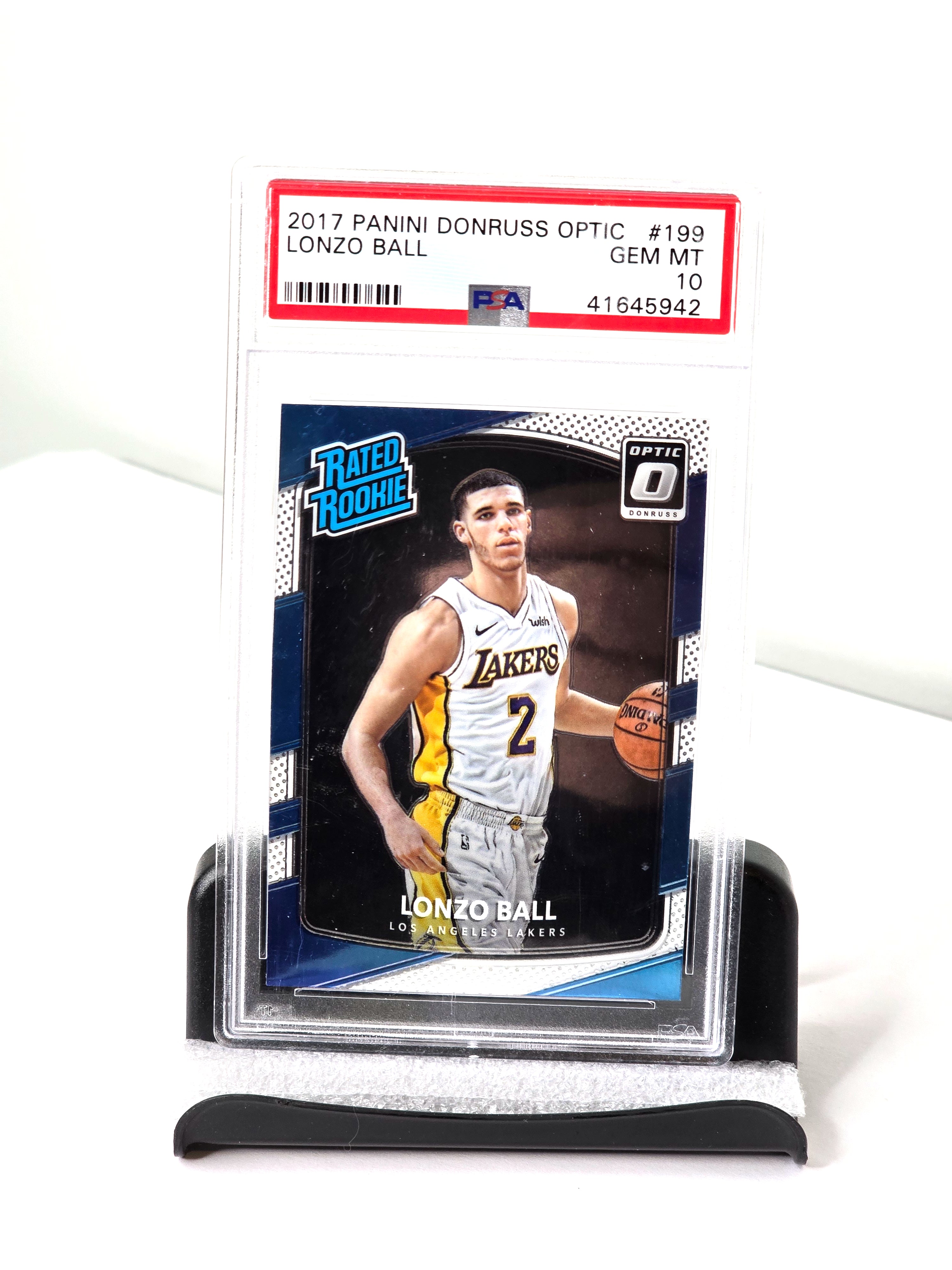 Lonzo Ball Basketball Card NBA 2017 Panini No. 199