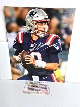 Mac Jones Autograph NFL Football Photo