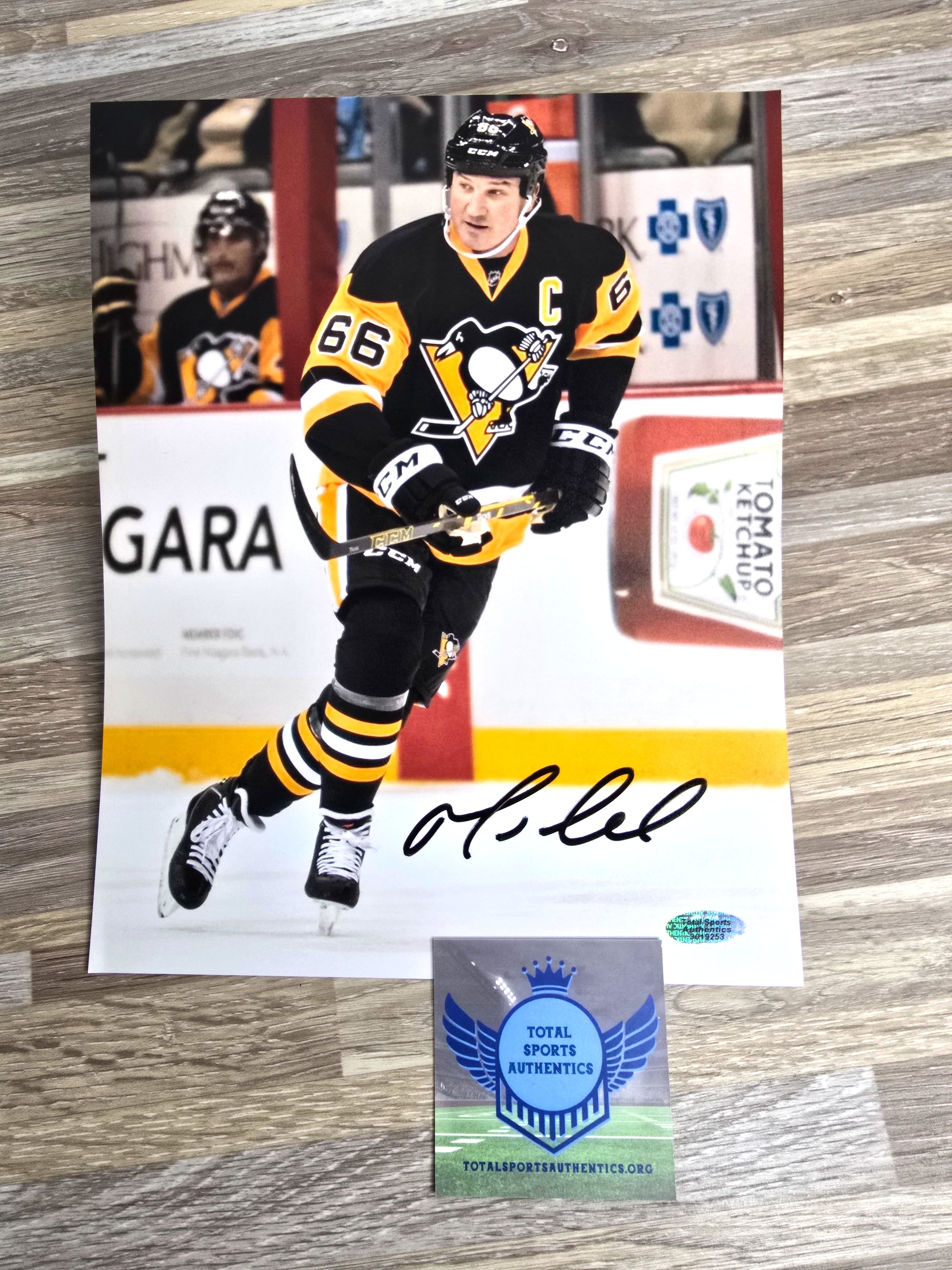 Mario Lemieux NHL Signed Photo with Authentication