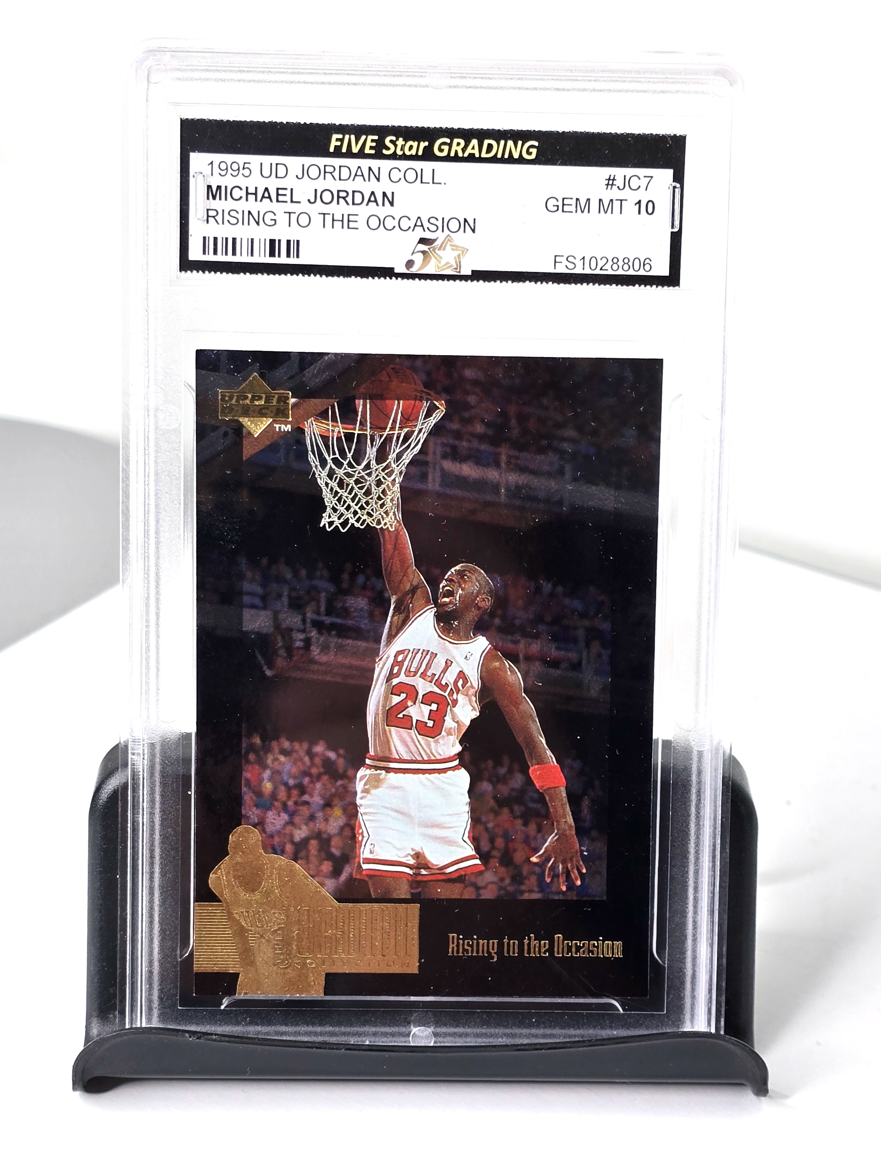 Michael Jordan Basketball Card 1995 Upper Deck Mint Condition Graded