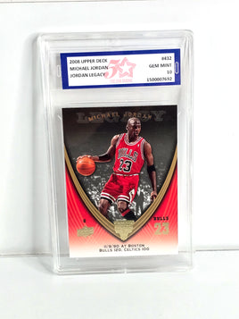 Michael Jordan Basketball Card 2008 Upper Deck Mint Grade