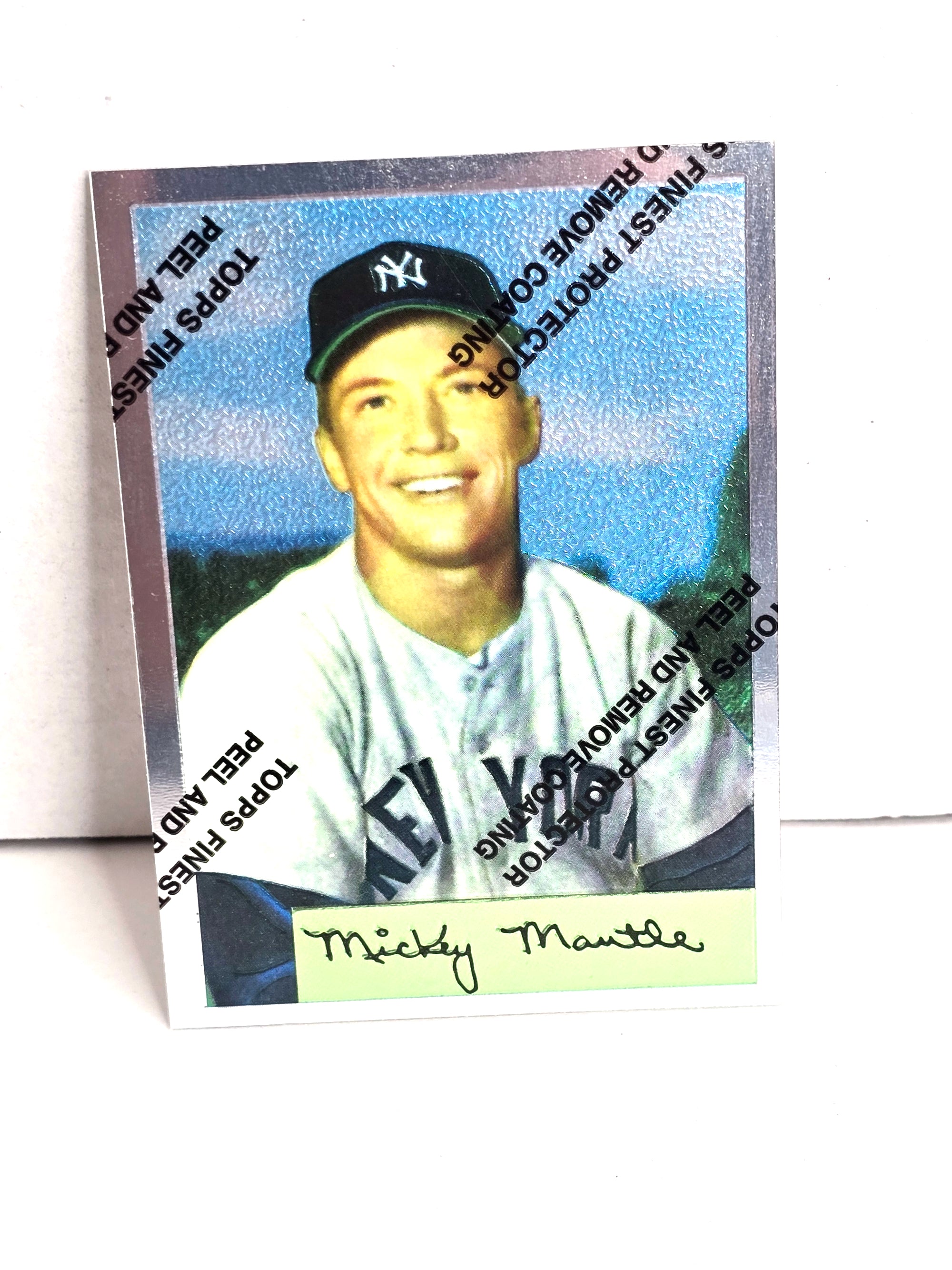 Mickey Mantle Yankees Baseball 1996 Commemorative Card Topps No. 65
