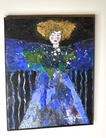 Mother Earth Art Mixed Media Painting