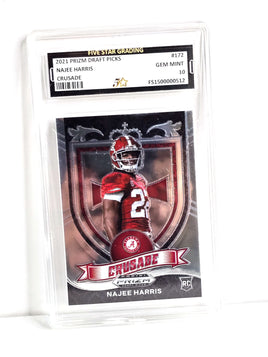 Najee Harris Football Rookie Card 2021 Panini Prizm Draft Picks Mint Condition
