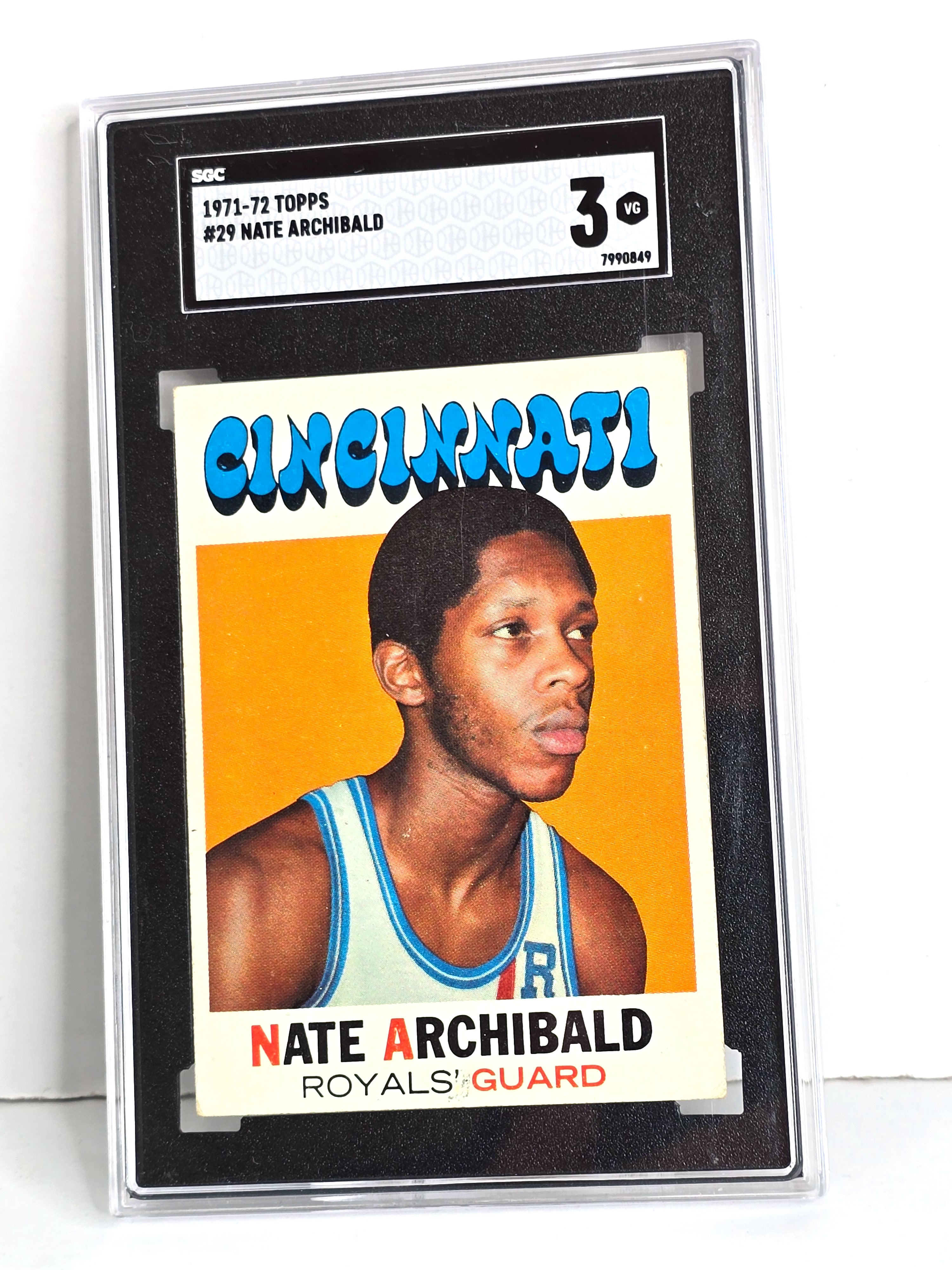 Nate Archibald Basketball Card 1972 Topps No. 29