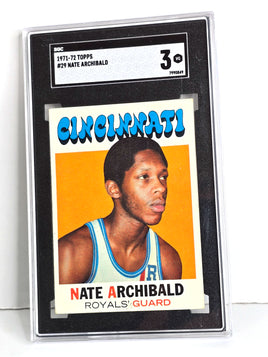 Nate Archibald Basketball Card 1972 Topps No. 29