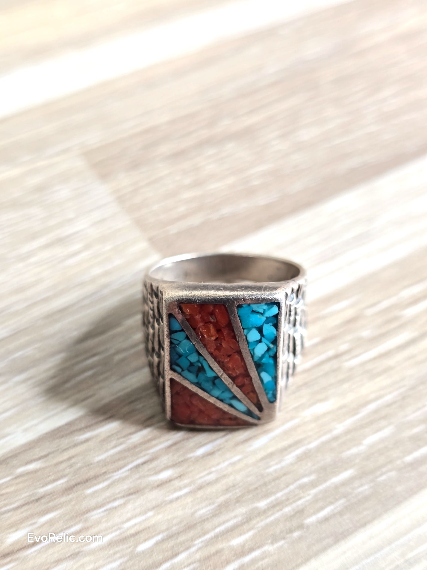 Native American Sterling Silver Turquoise Ring