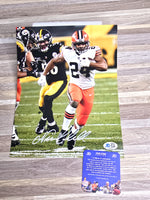 Nick Chubb Cleveland Browns NFL Signed Photo - Authenticated