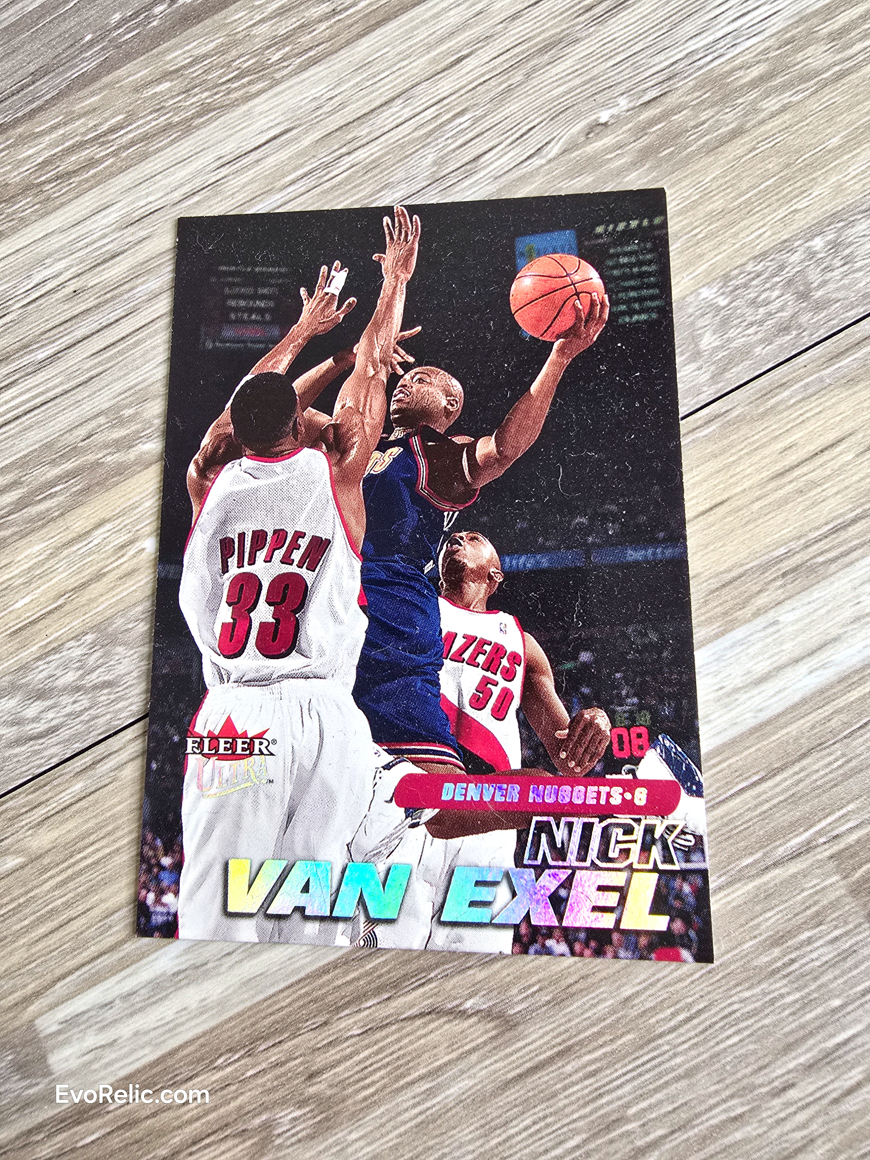 Nick Van Exel NBA Basketball Card 2000 Fleer No 9