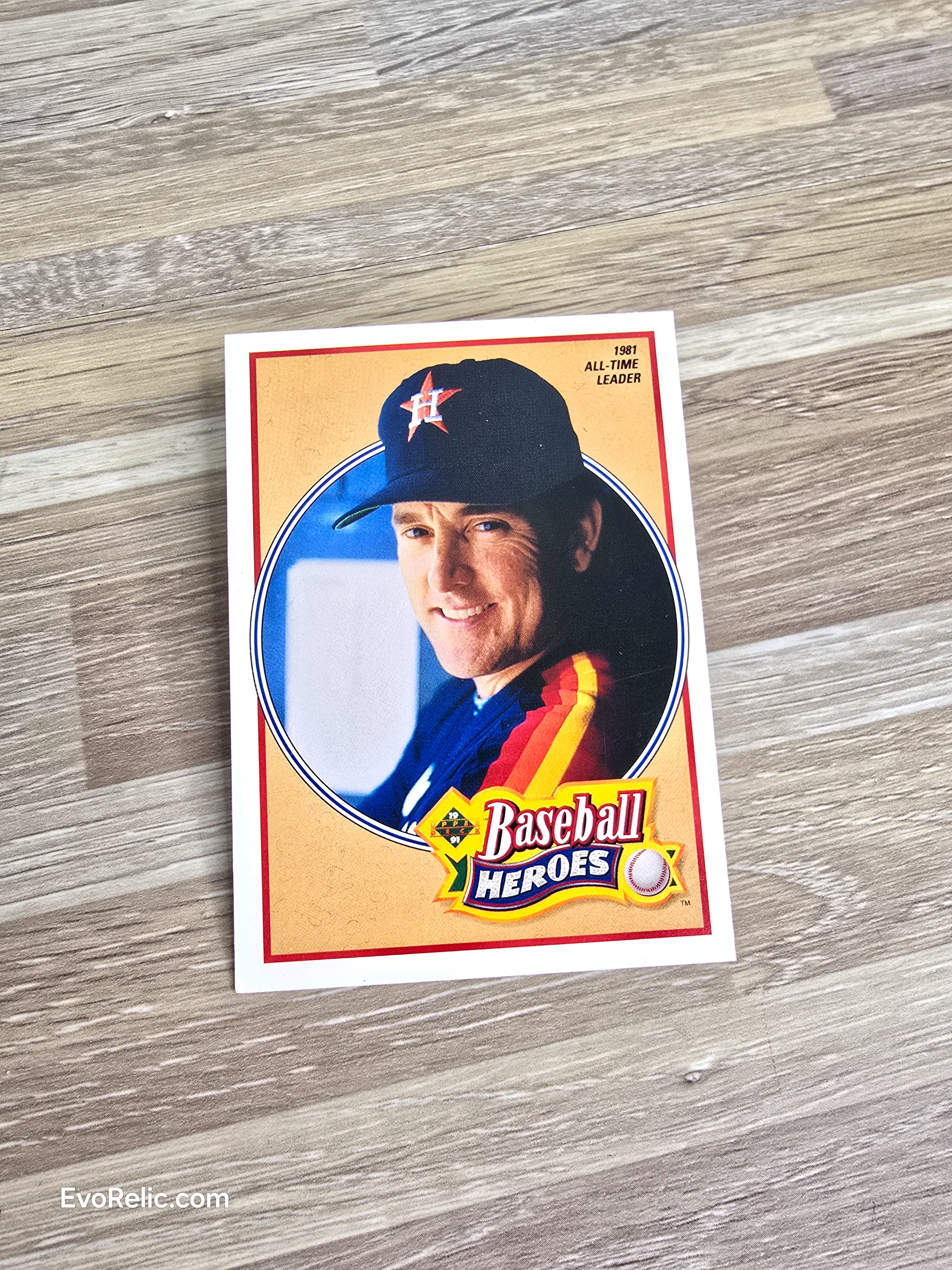 Nolan Ryan Astros Baseball Card All-Time Leader 1990 Upper Deck No 14/18