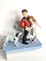 Norman Rockwell Porcelain Sculpture Courageous Hero