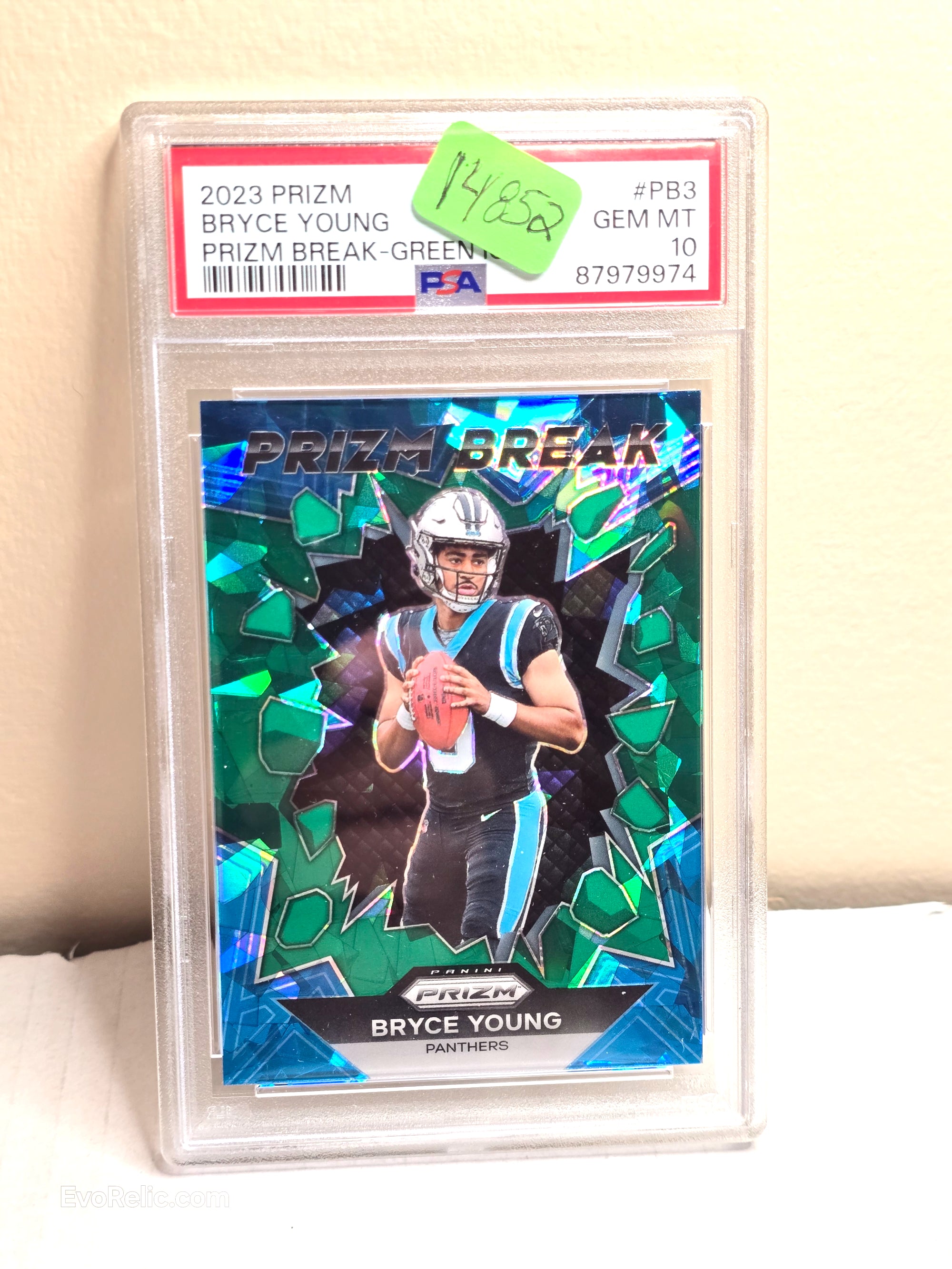 Panini NFL Football Card Bryce Young 2023 Panthers No PB3 - Graded PSA 10 Mint
