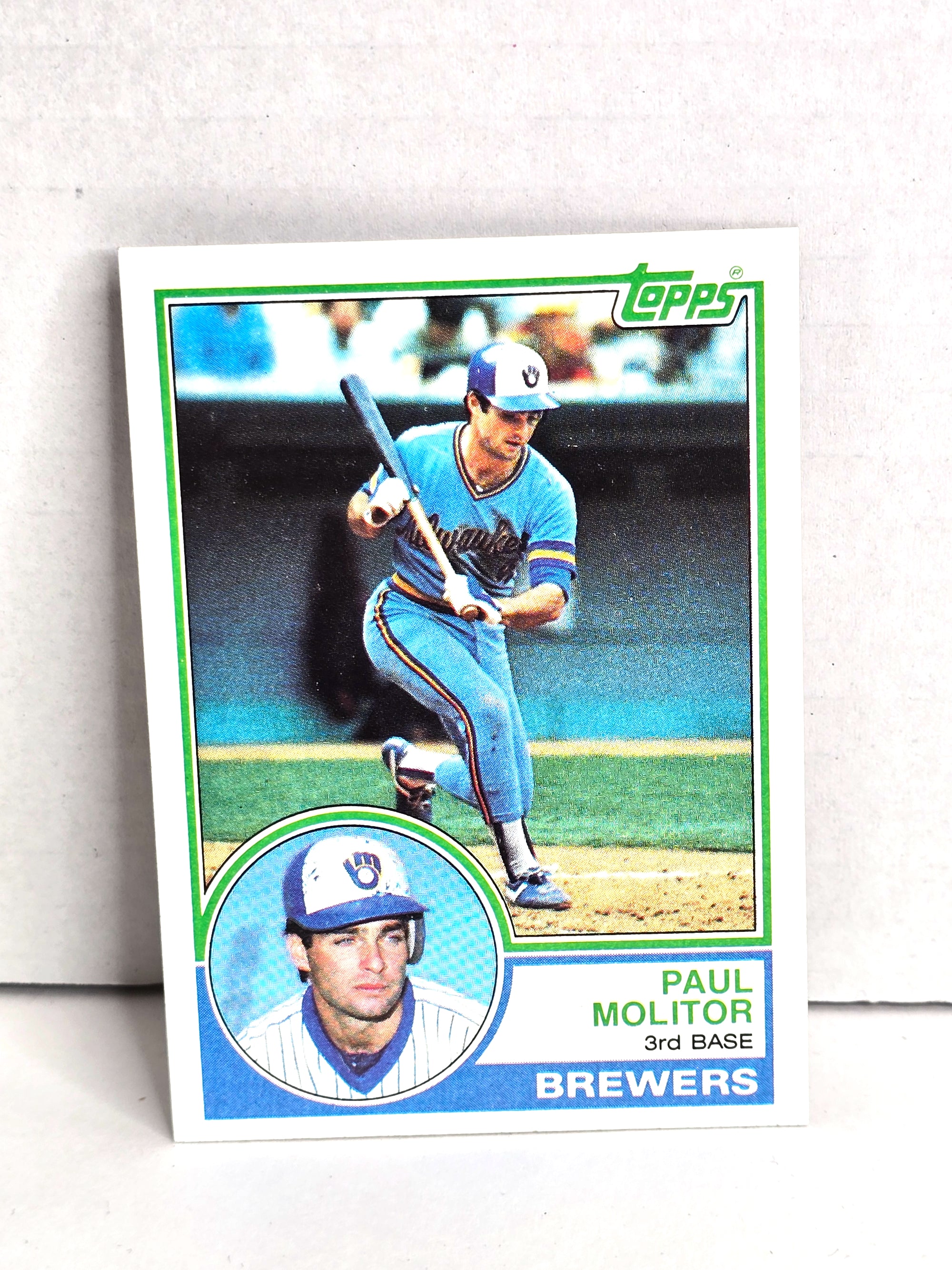 Paul Molitor Brewers Baseball Card 1983 Topps No. 630