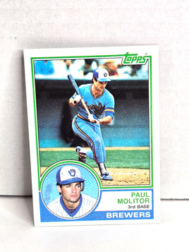 Paul Molitor Brewers Baseball Card 1983 Topps No. 630