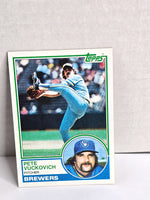 Pete Vuckovich Baseball Card 1983 Topps No. 375