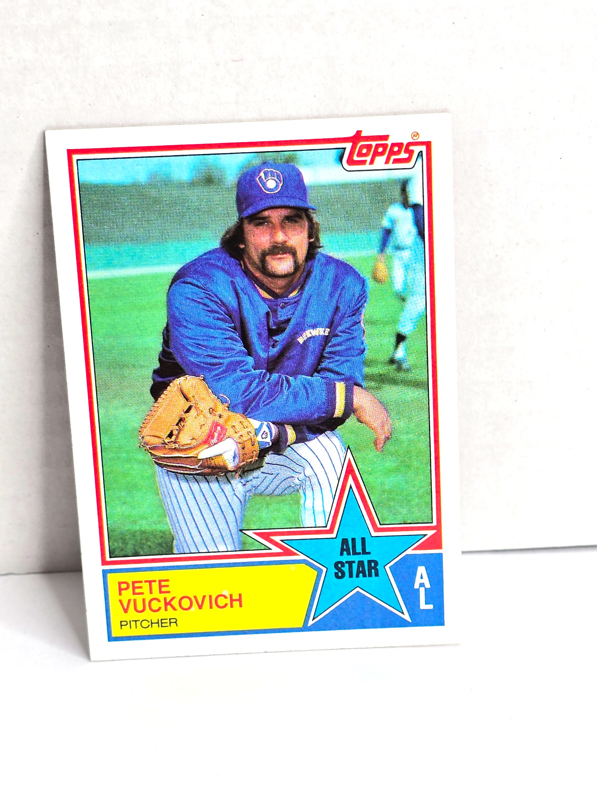 Pete Vuckovich Baseball Card 1983 Topps No. 394