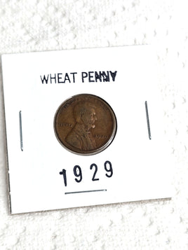 Rare Coin 1929 Wheat Penny