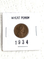 Rare Coins 1934 Wheat Penny