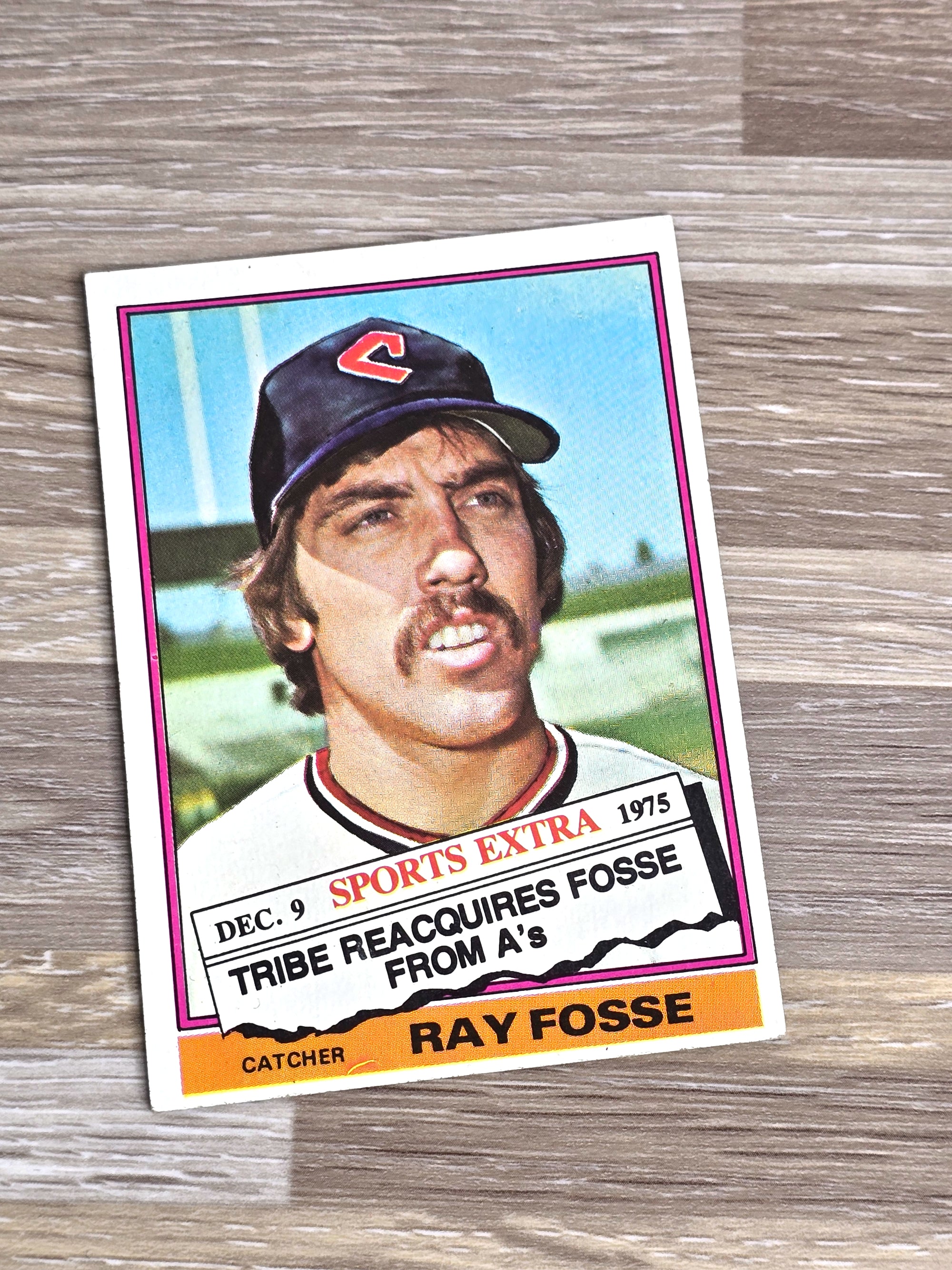Ray Fosse Baseball Card 1976 Topps No. 554T Sports Extra