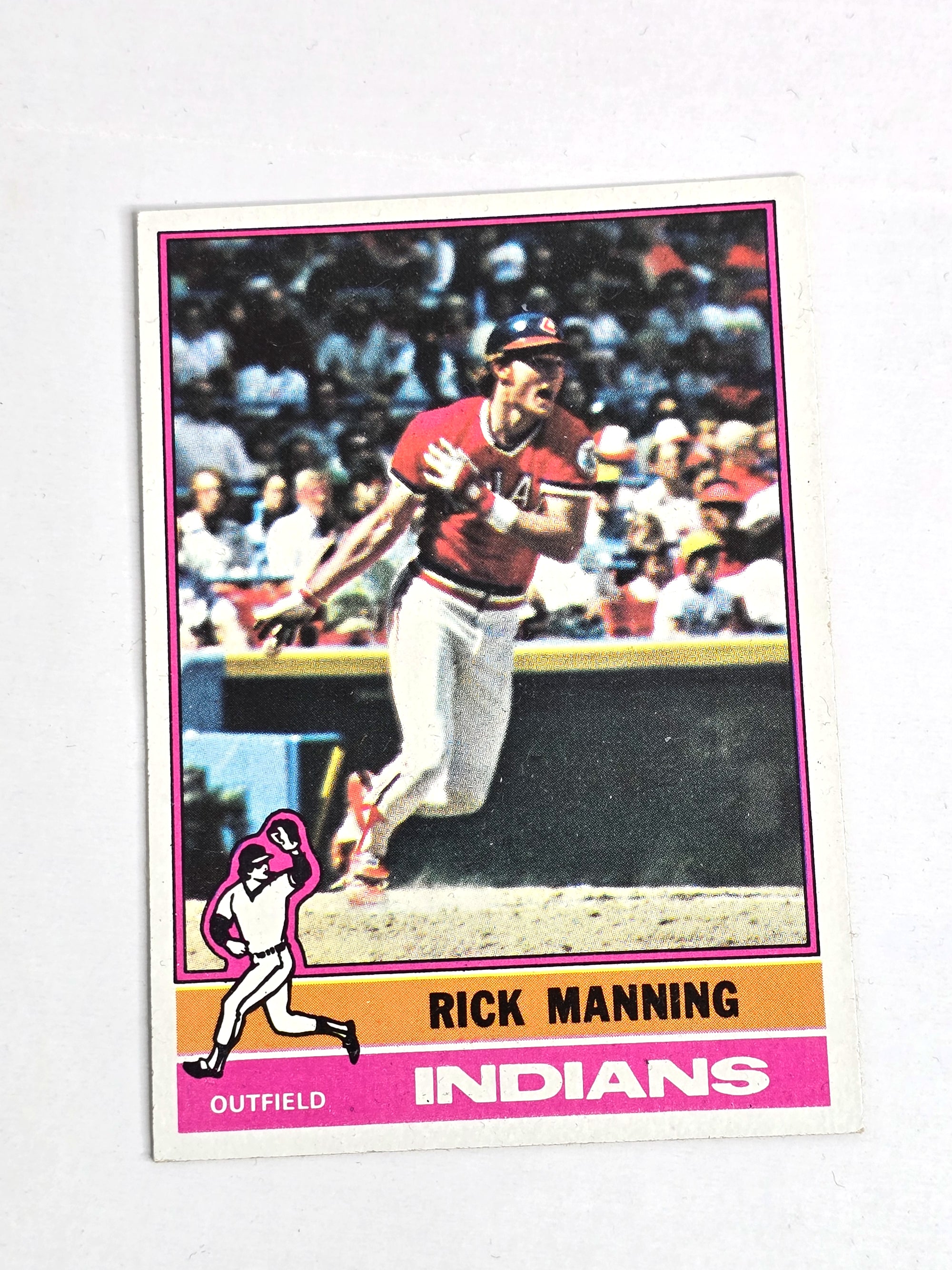 Rick Manning Baseball Card 1976 Topps No. 275